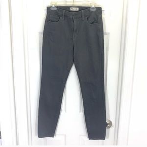 Madewell Grey High rise skinny jean